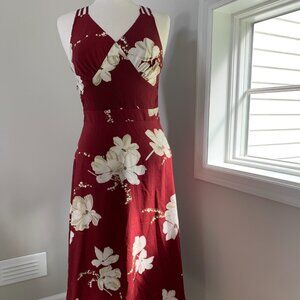 Yunyi Floral Print Vintage Style Dress